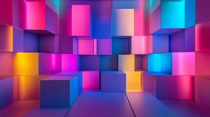Colorful abstract geometric background