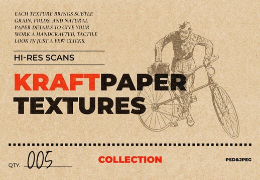 Kraft Paper Textures Collection