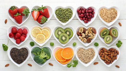 Lustiges Obst und Gemüse als Cartoon Set. vector illustration of various fruits and vegetables with cute cartoon faces. Suitable for children's books or educational material.