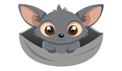 Baby Kangaroo Joey Poking Out of Invisible Pouch