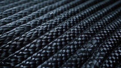 Fototapeta premium Compact woven carbon fabric backdrop