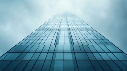 Fototapeta premium Isolated Tall Office Tower Building