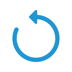 Refresh icon, repeat and reload arrow icon symbol convert button vector illustration. 
