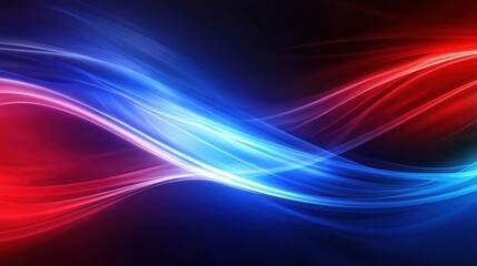 Abstract flowing light forms with vibrant colors background