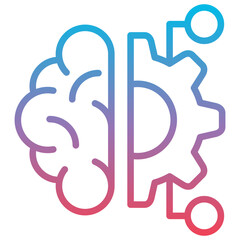 Obraz premium Ai Network Icon