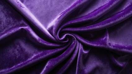 Velvet fabric in purple with a smooth, soft texture creating an elegant background, perfect for text placement