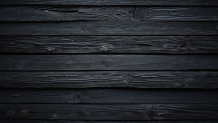 Fototapeta premium Rustic black and grey dark wooden background texture