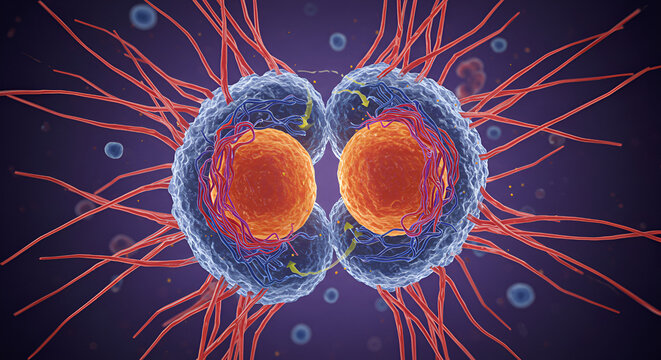 Centrosome & Spindle Fibers During Division