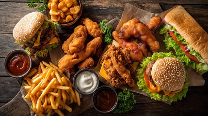 Fries, Wings & Burgers, A Perfectly Fried Affair