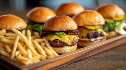 Mini Stacks & Crispy Sides, A Casual Feast in Focus