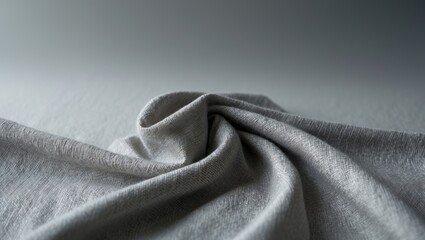 Soft textile design with gray and blue textured pattern as background