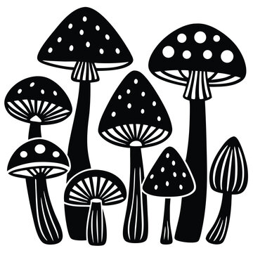Imagens de Mushroom Vector – Explore Fotografias do Stock