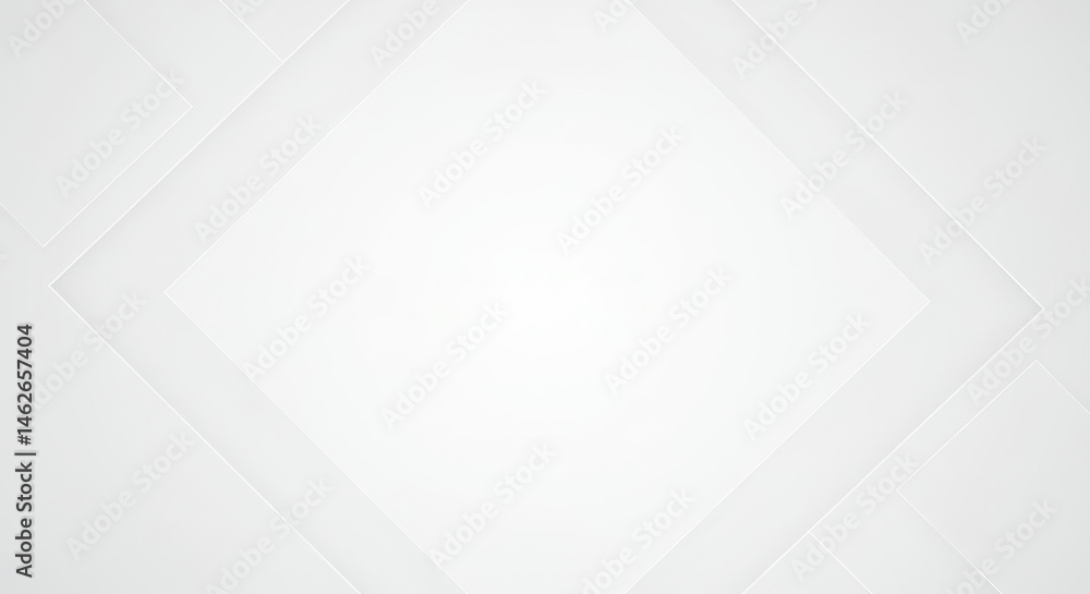 Aufkleber abstract white geometric background - clean, modern abstract background featuring overlapping white 