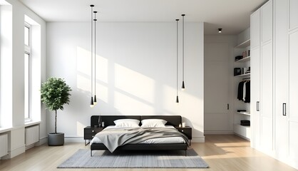 Minimalist Bedroom Setup with Comfortable Decor