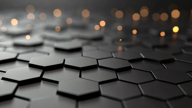 Abstract hexagonal pattern, modern design (1)