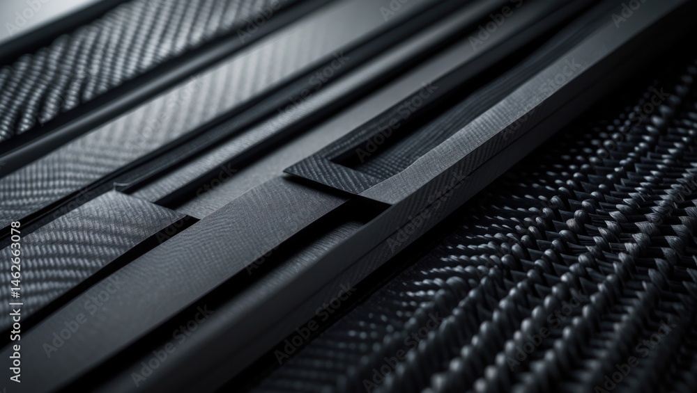 Poster abstract surface with carbon fiber pattern and structure