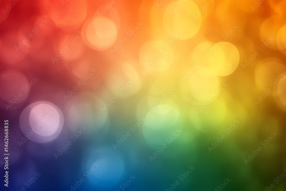 Poster colorful rainbow gradient background with smooth transitions and bright hues creating a vibrant atmo