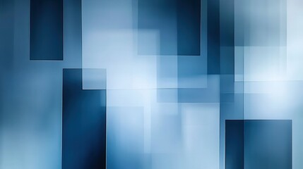 Fototapeta premium Abstract blue geometric shapes modern design style background