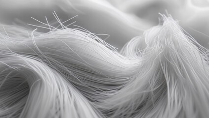 High-resolution close-up of fiberglass filaments and foil with abstract textured surface for web and graphic use