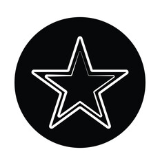 Obraz premium star icon vector on a white background. 
