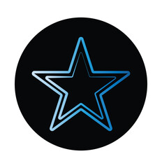  star icon vector on a white background. 
