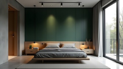 Comfortably Furnished Bedroom with Contemporary Style