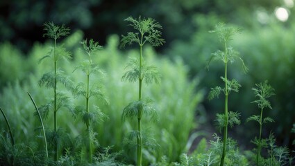Close-up of a healthy carrot plant amidst natural farmland