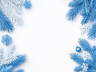 Winter Holiday Frame Design