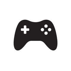 Game Controller Silhouette, Video Gaming Icon Vector