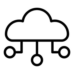 Technology Vector Line icon Design