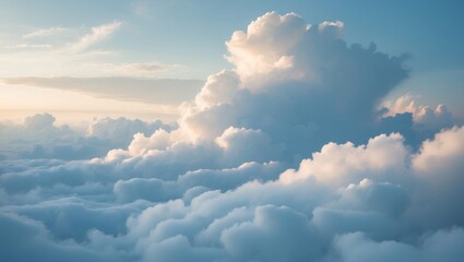 Macro shot of clouds