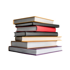 Front Side On View Of Pile  isolated on a transparent background