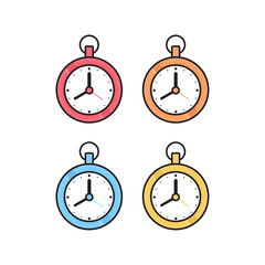 Stopwatch and Timer Icon Collection