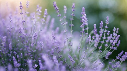 Naklejka premium Elegant Sea Lavender outline showcasing graceful, branching stems and tiny blossoms in a minimalist style.