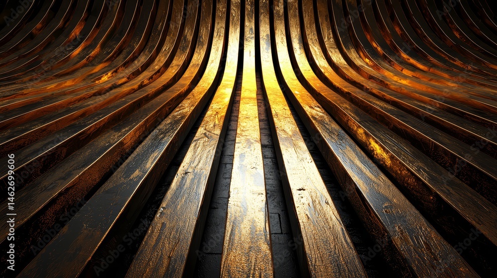 Aufkleber the image is a gold and black striped design that appears to be a part of a larger structure. the st