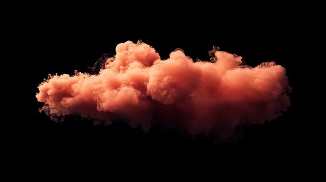 red smoke texture on black background