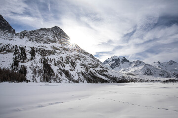 View The Graubnden Mountains Piz