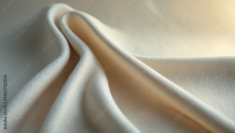 Poster Abstract Milk Felt Surface with Soft Textile Pattern