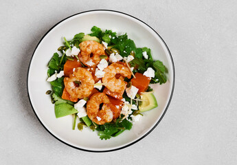 salad with chicken and vegetables