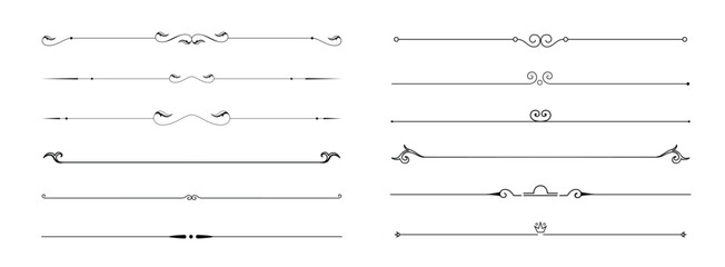 Minimalistic dividers collection