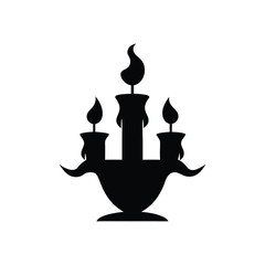 vector illustration of a arabic lamp