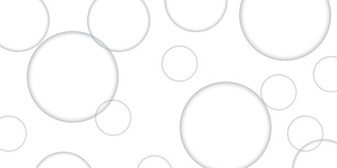 white background texture, Xmas, backdrop, lights, wallpaper design. Abstract geometric background with soft light white paper circles in design. Modern design background for report and project present