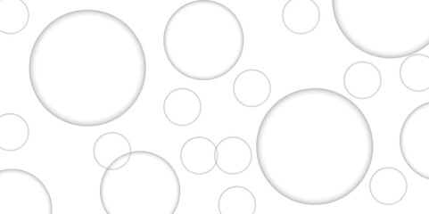 white background texture, Xmas, backdrop, lights, wallpaper design. Abstract geometric background with soft light white paper circles in design. Modern design background for report and project present