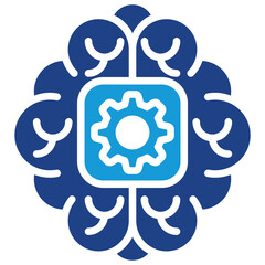 Naklejka premium Cognitive Engine Icon