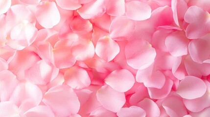 Fototapeta premium Delicate pink rose petals background texture soft floral design romantic spring blossom image