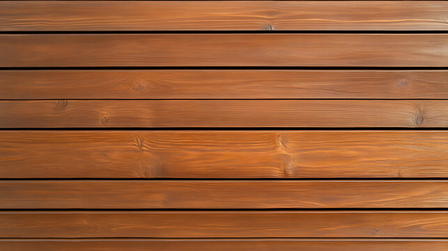 Close-up on a wall crafted from wood planks showing the texture and pattern of the wooden surface.