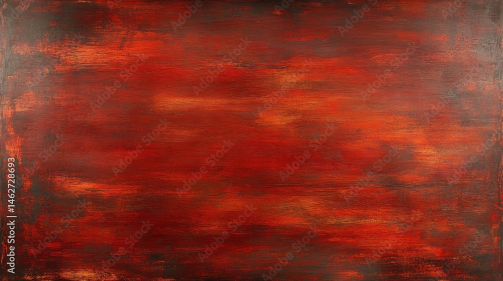 Poster abstract red textured painting background brushstrokes design element