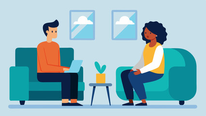 Mental Health Support Services A cozy counseling office with a comfortable seating arrangement where a counselor and a student are engaged in a supportive conversation symbolizing