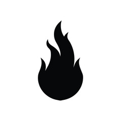 vector illustration of fire flames