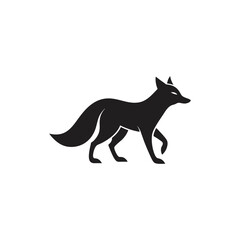 vector illustration of a wolf